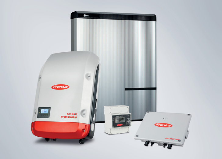 Fronius Symo Hybrid inverter, with Fronius Smart-meter