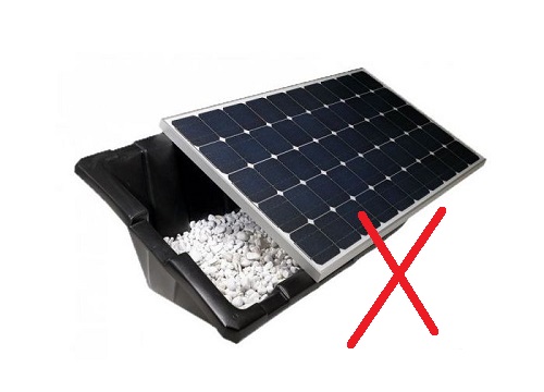 Solar Panel Mount for Flat Roof - Dont